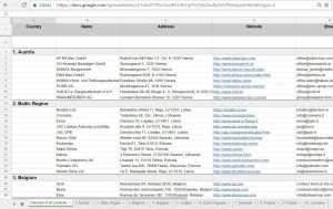 Biggest construction companies in Europe spreadsheet