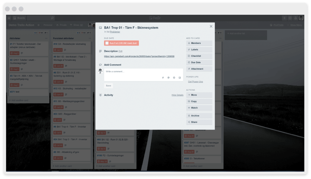 GenieBelt and Trello integration