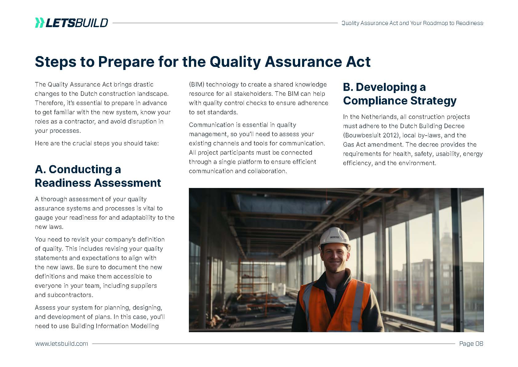 What is QuaWhat to do to prepare for Quality Assurance Act changes | LetsBuild
