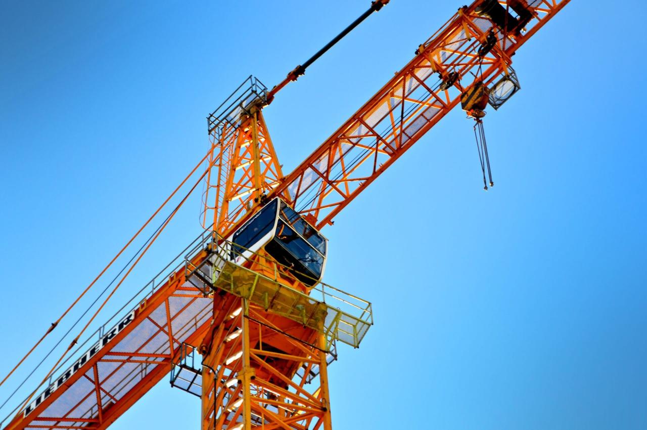 German construction - crane