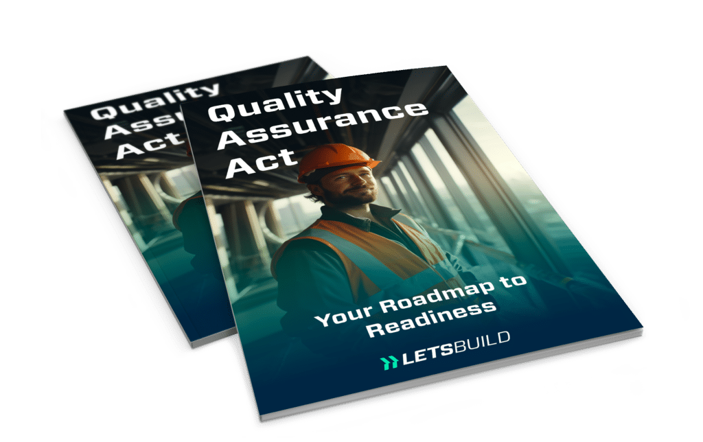 Quality assurance act ebook cover | Letsbuild