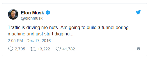 Elon Musk tweet