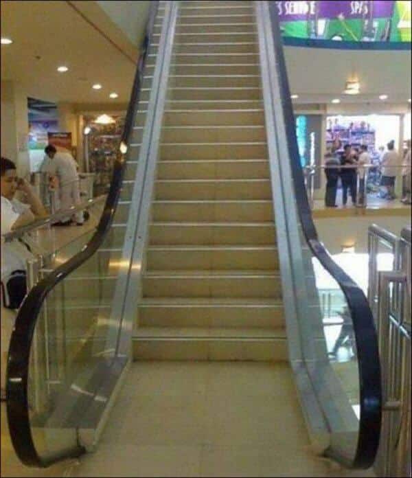 Escalator - Construction fail