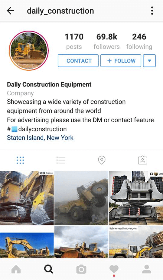 Profile Description (Instagram)