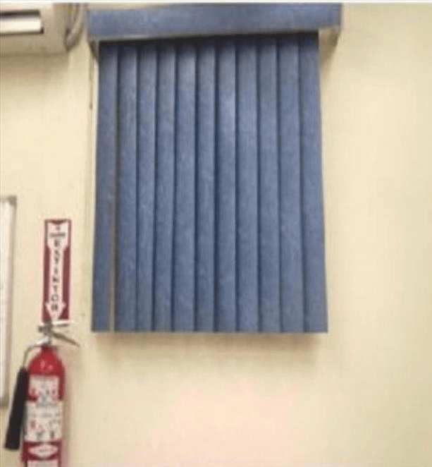 fail construction - curtain