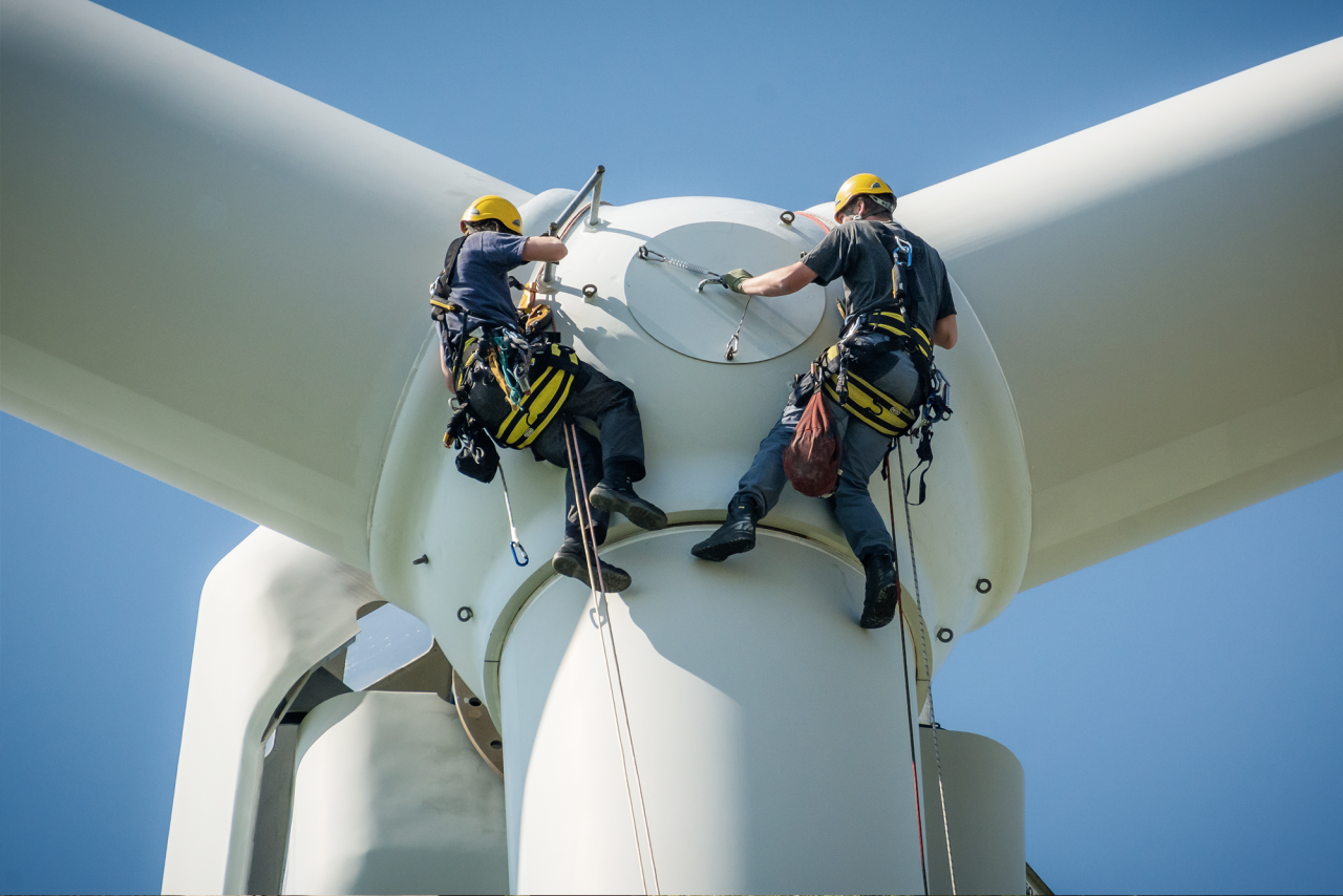 Working on wind farm construction | LetsBuild